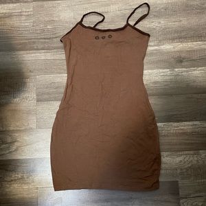 Brown dress with flower design from H&M